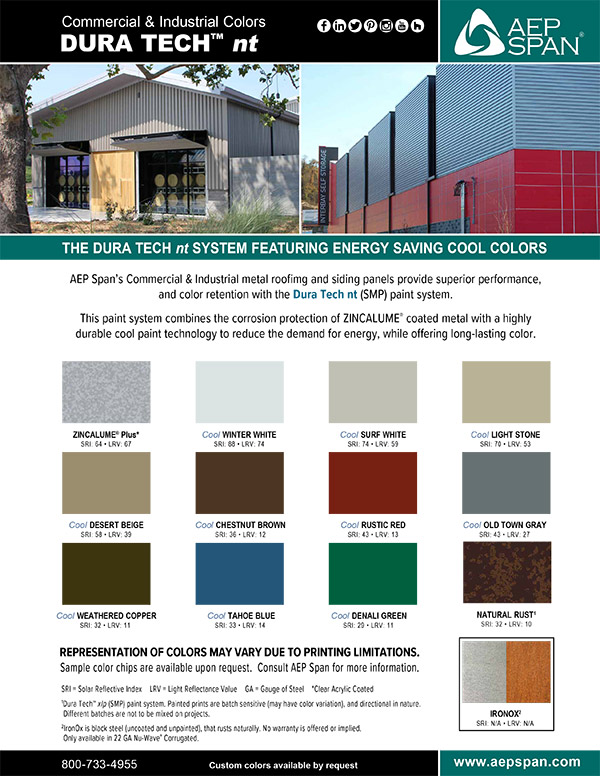 Explore Metal Roof Siding Colors By Asc Building Products
